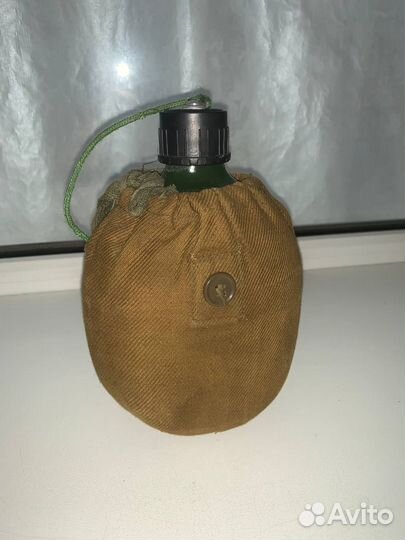 Фляга армейская с чехлом