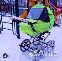 Дождевик на детскую коляску