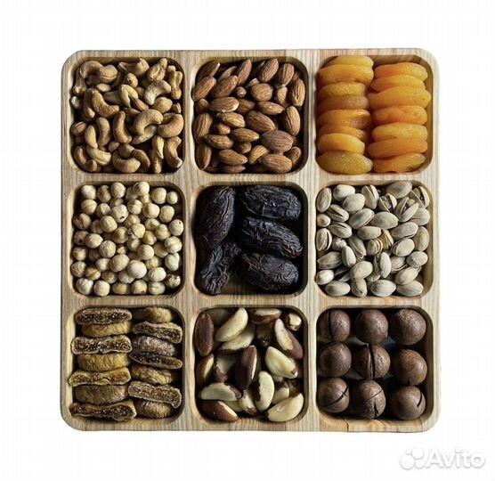 Подарочная менажница «Орехи и сухофрукты»