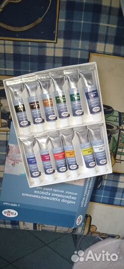 Краски акриловые 12цв 18мл 