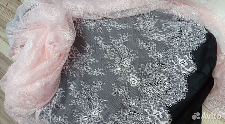 Кружевное полотно 150 см разные цвета
