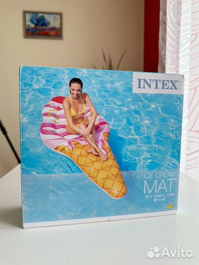 Надувной матрас - мороженка