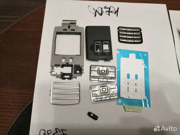 Оригинальные запчасти для nokia n71/e70/n90/n91