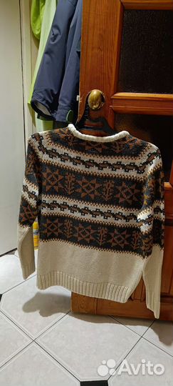 Джемпер мужской с орнаментом, размер L