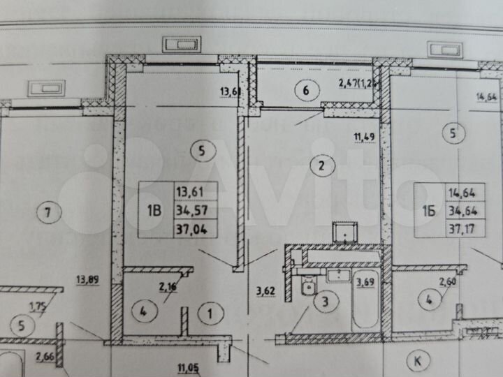 1-к. квартира, 37 м², 10/13 эт.