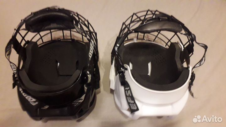 Хоккейный шлем, клюшка, защита