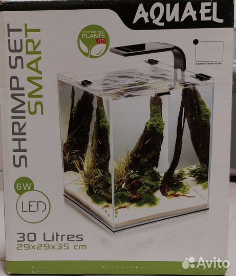 Аквариум Aquael 30 литров с аксессуарами бу