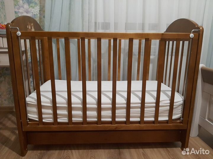 Детская кроватка Можга Красная звезда б/у