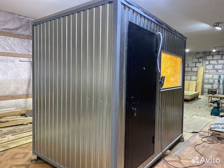 Бытовка вагончик с доставкой. Установка