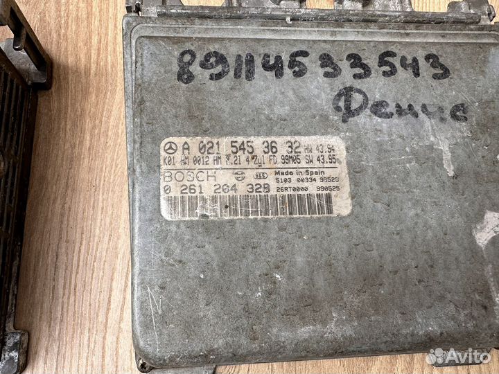 Блок управления двигателем м111 2.2 w124 м104 2.8