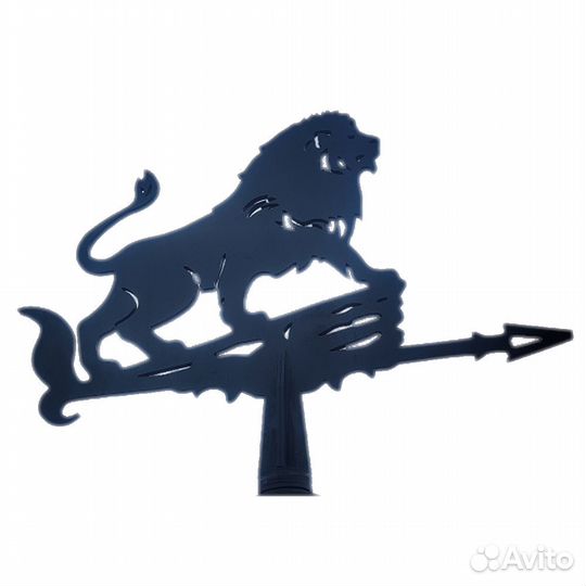 Флюгер Лев, указатель направления ветра, украшения