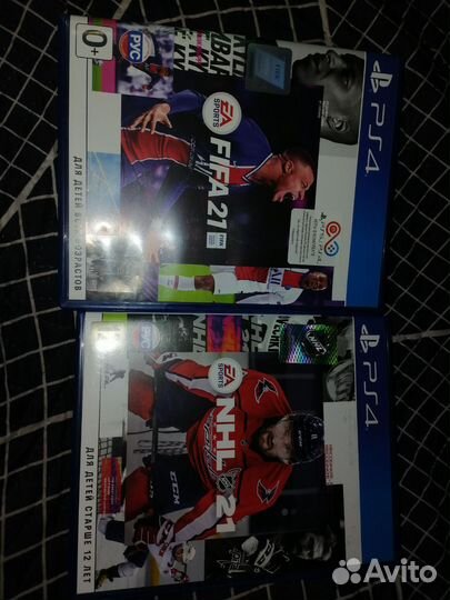 FIFA 21 нхл 21 на ps4 в отличном состоянии