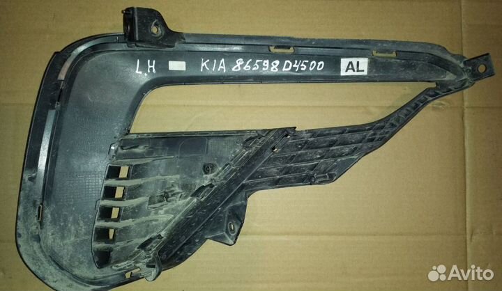 Решётка бампера левая Kia Optima 4