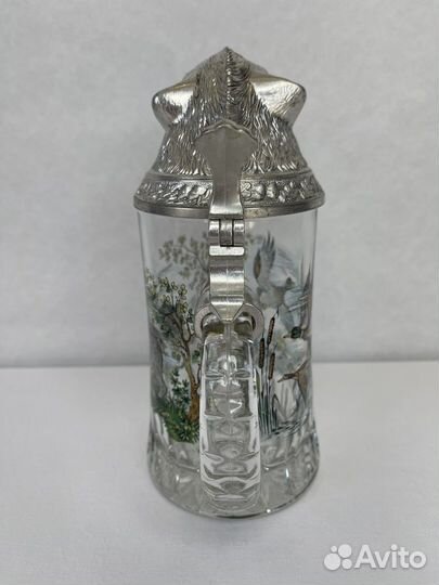 Коллекционная винтажная кружка Охота(Кабан)