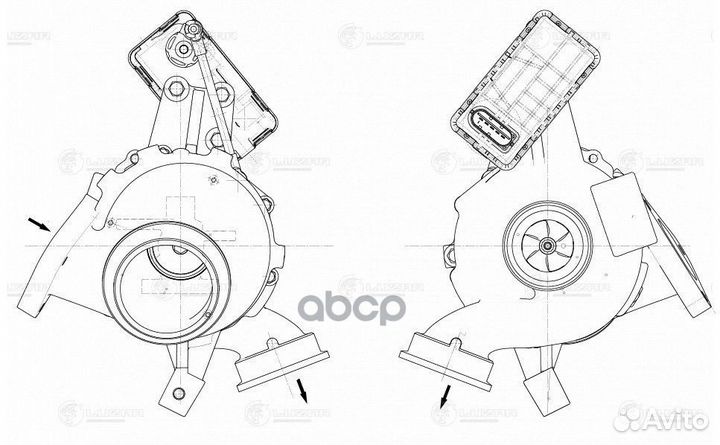 Турбокомпрессор для а/м Mercedes-Benz Sprinter
