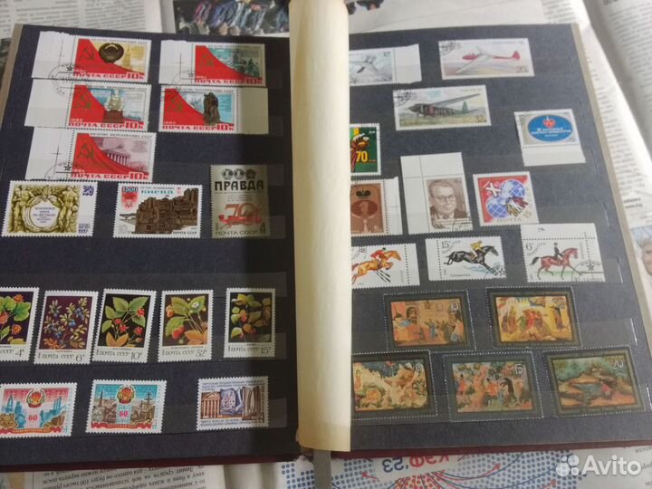 Альбом с марками СССР