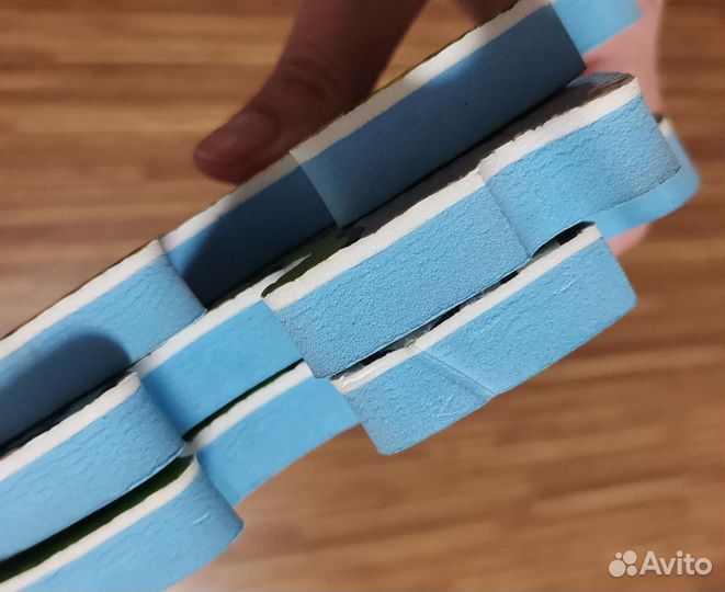 Детский игровой коврик пазл дорога