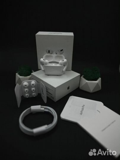 AirPods Pro 2 с шумоподавлением + чехол