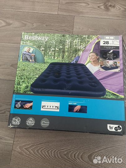 Надувной матрас с насосом
