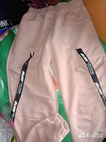 Брюки кожаные пакетом