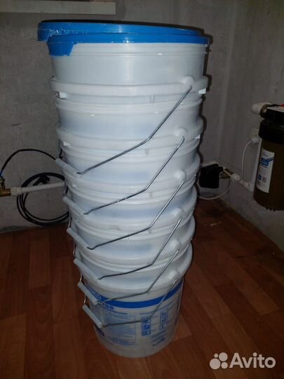Ведро пластиковое