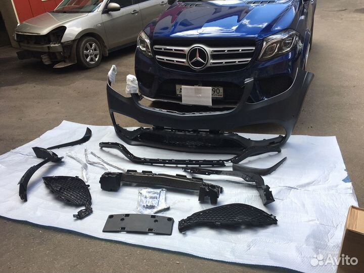 Бампер AMG 63 Mercedes GLS 166