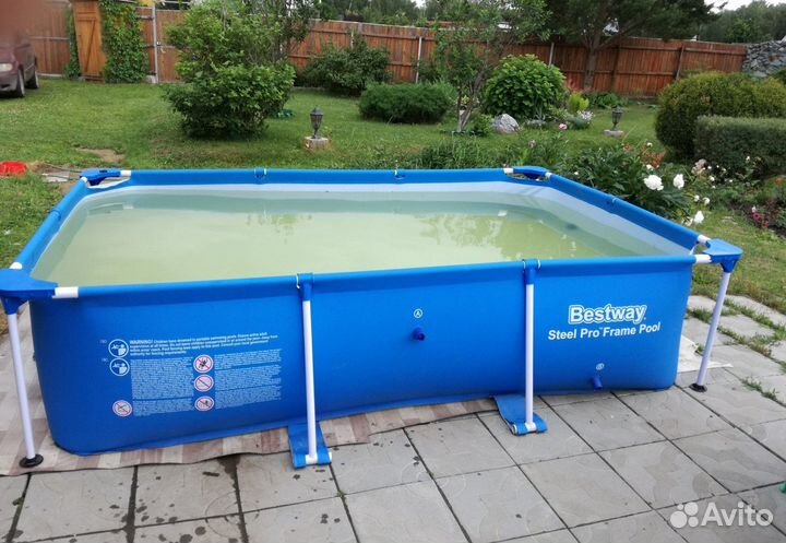 Каркасный бассейн с лестницей 4.3x3.6x2