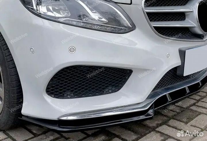 Юбка передняя Mercedes W212 4D AMG глянец