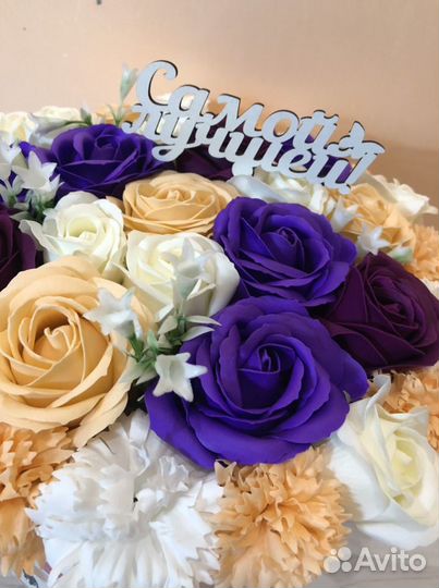Букет цветов из мыла