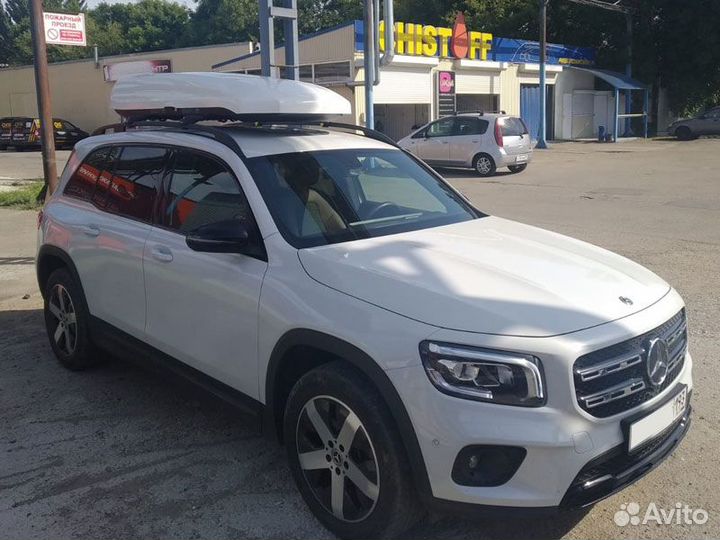 Багажник автобокс на крышу Inno New Shadow 16 Whit