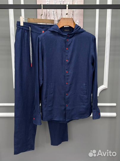 Льяной костюм Kiton