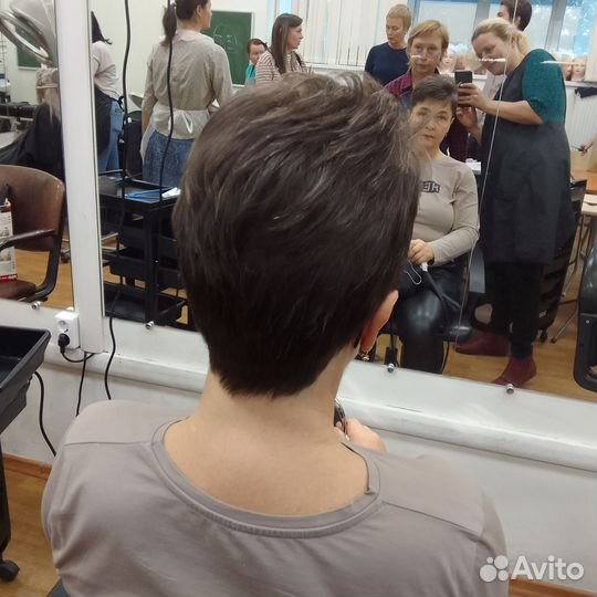 Любая стрижка+ окрашивание в 1 тон