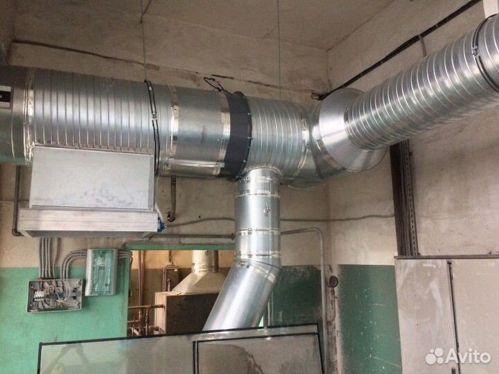 Монтаж вентиляци Фаекойлов, тепловых завес