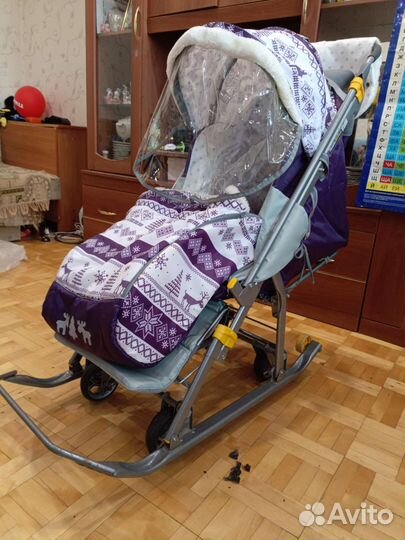 Коляска санки