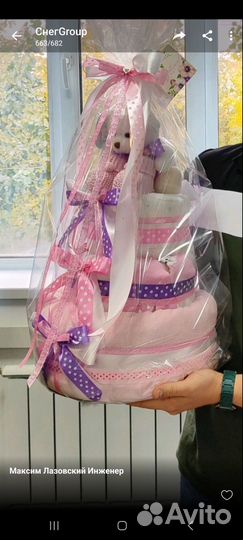 Торт из памперсов