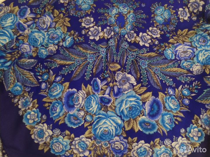 Павловопосадский платок шерсть