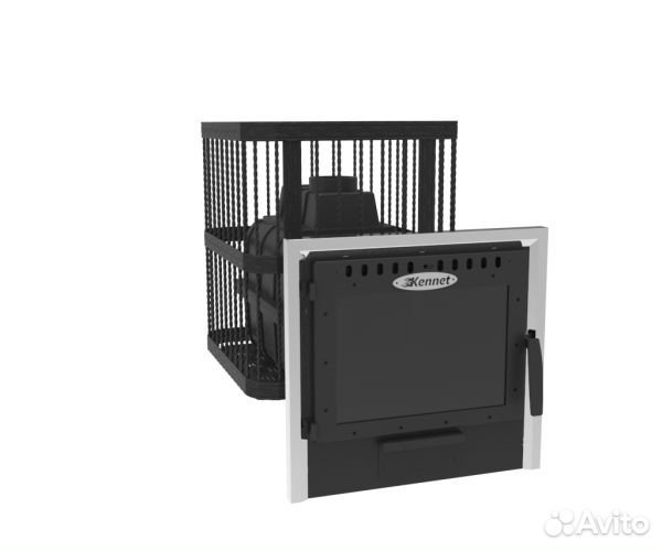 Печь банная Kennet Атлант 22П сетка ковка панорама