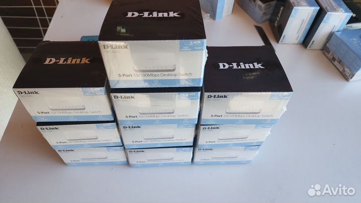 Коммутатор dlink 5 портов 10 шт