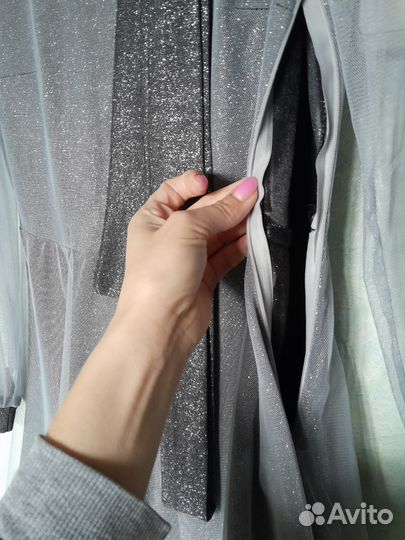 Блестящее платье