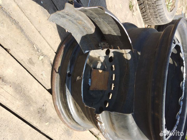 Печь для казана из дисков