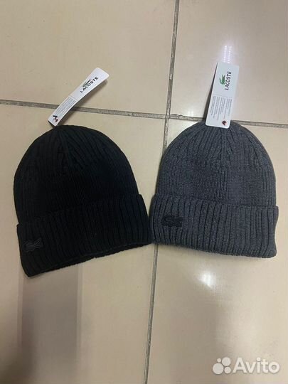 Шапка мужская Lacoste зимняя