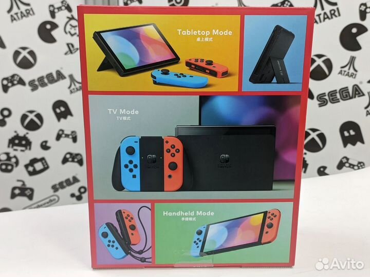 Nintendo Switch oled (64Gb) Red\Blue NeW