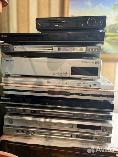 Dvd плееры в ассортименте и ресивер