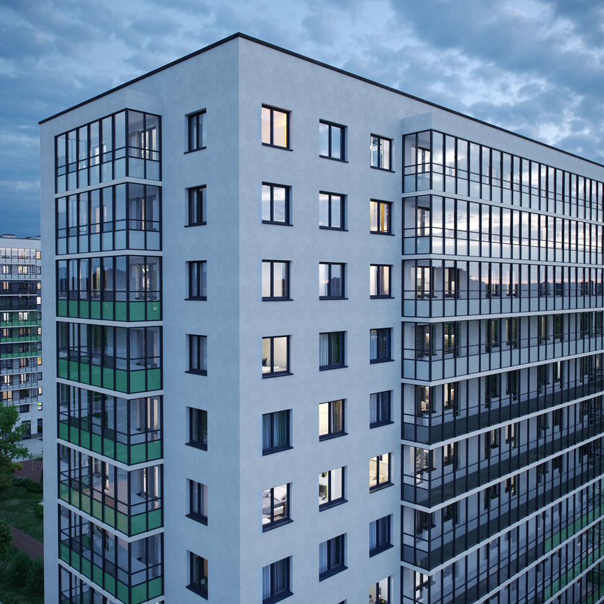 1-к. квартира, 38 м², 7/12 эт.