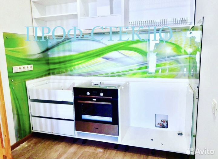 Стеклянные фартуки с фотопечатью (скинали, экран)