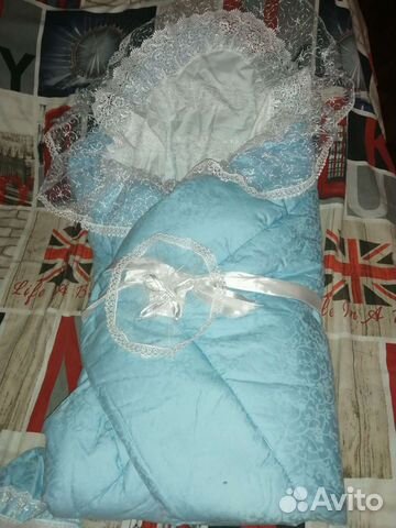 Конверт на выписку для мальчика осень-весна