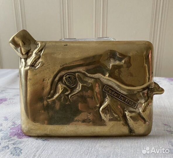 Пепельница бронза Италия