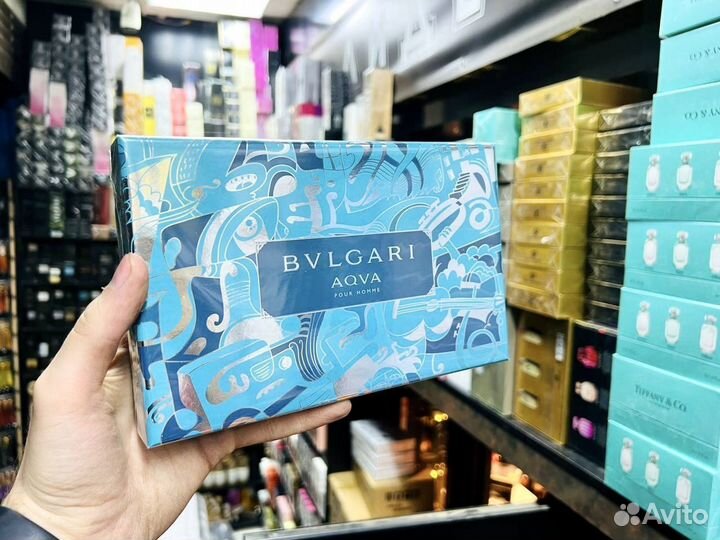 Bvlgari aqva pour homme набор
