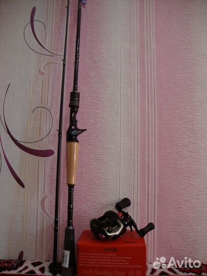 Комплект спиннинг и катушка