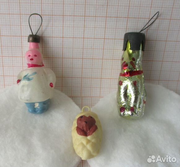 Елочные игрушки из набора Малютка